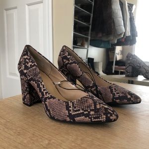 H&M Snake Print Heels
